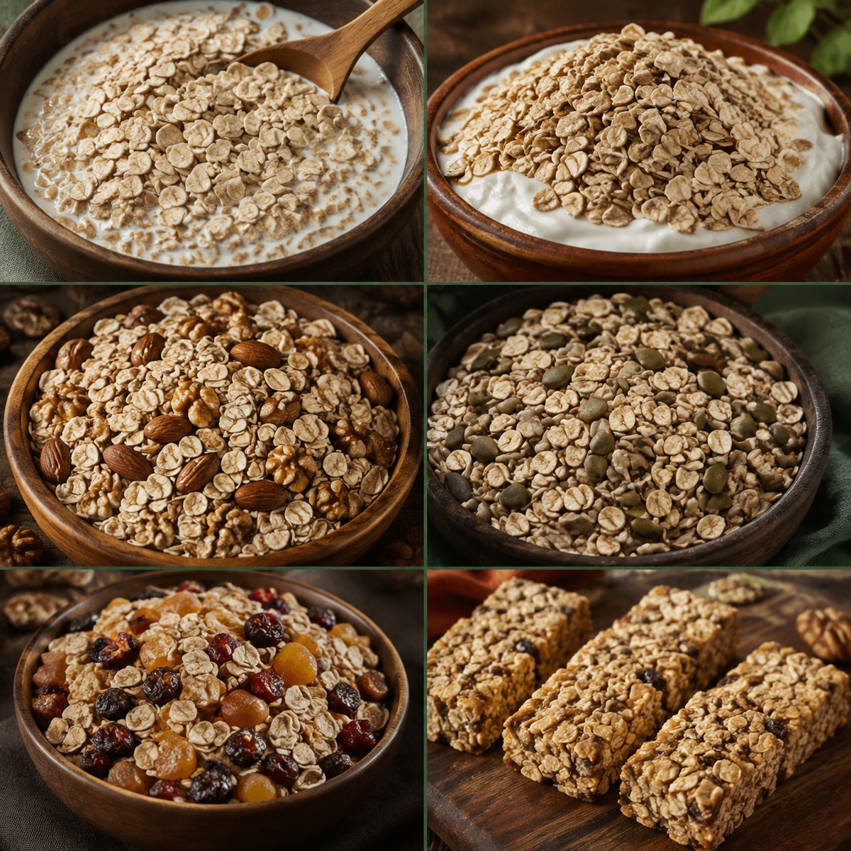 Six ways to enjoy Organic Muesli Base