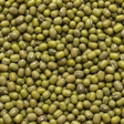 Organic mung beans extreme close-up