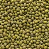 Organic mung beans extreme close-up