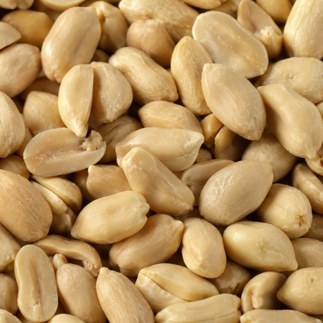 Organic Peanuts – extreme close-up product hero