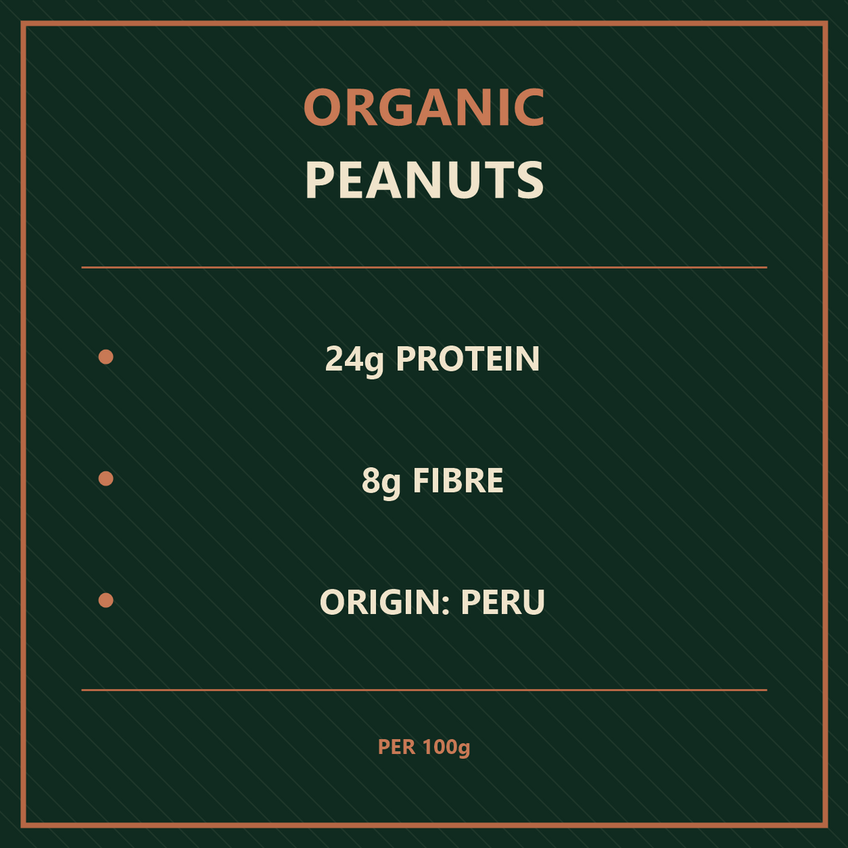 Organic Peanuts – nutrition and origin facts