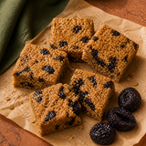 Oat flapjacks made with Organic Pitted Prunes