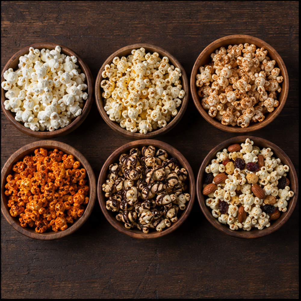 Six ways to serve popcorn