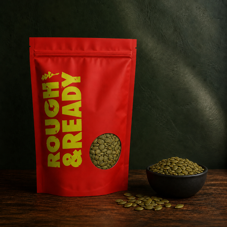 Rough and Ready Organic Pumpkin Seeds pouch