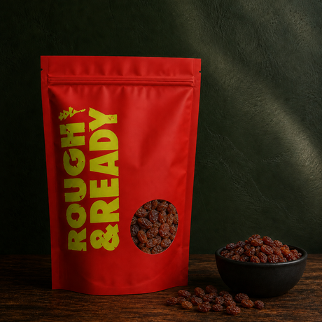 Organic Raisins in a Rough & Ready pouch