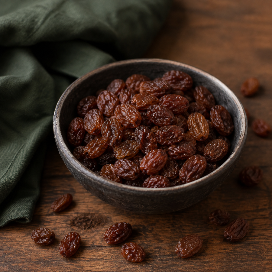 Organic Raisins serving suggestion
