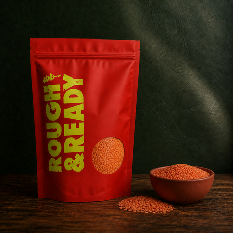 Rough & Ready Organic Red Lentils pouch