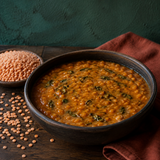 Organic red lentil dal