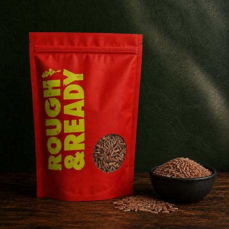 Organic Red Rice in a Rough & Ready pouch