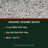Organic Sesame Seeds product facts