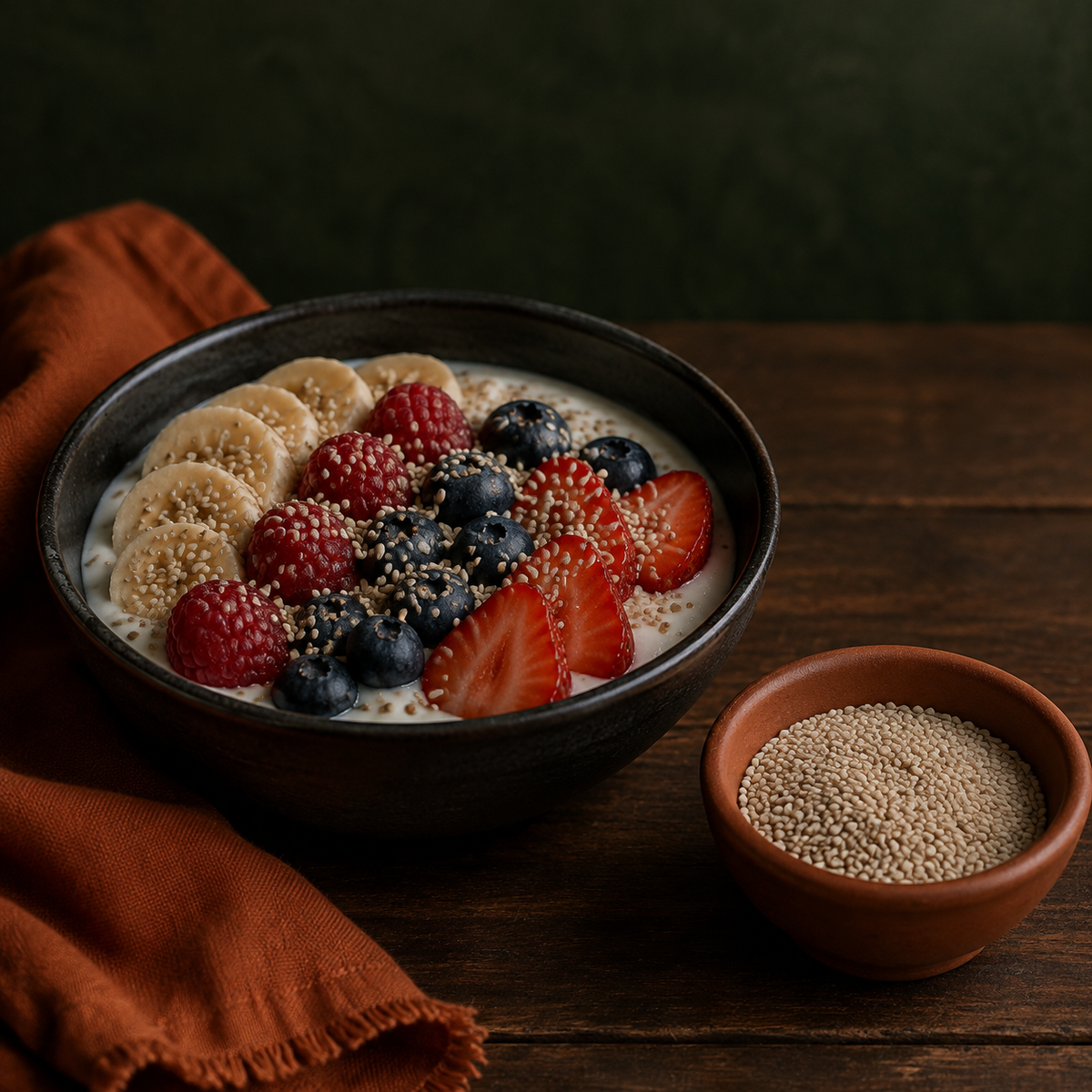 Organic Sesame Seeds serving suggestion