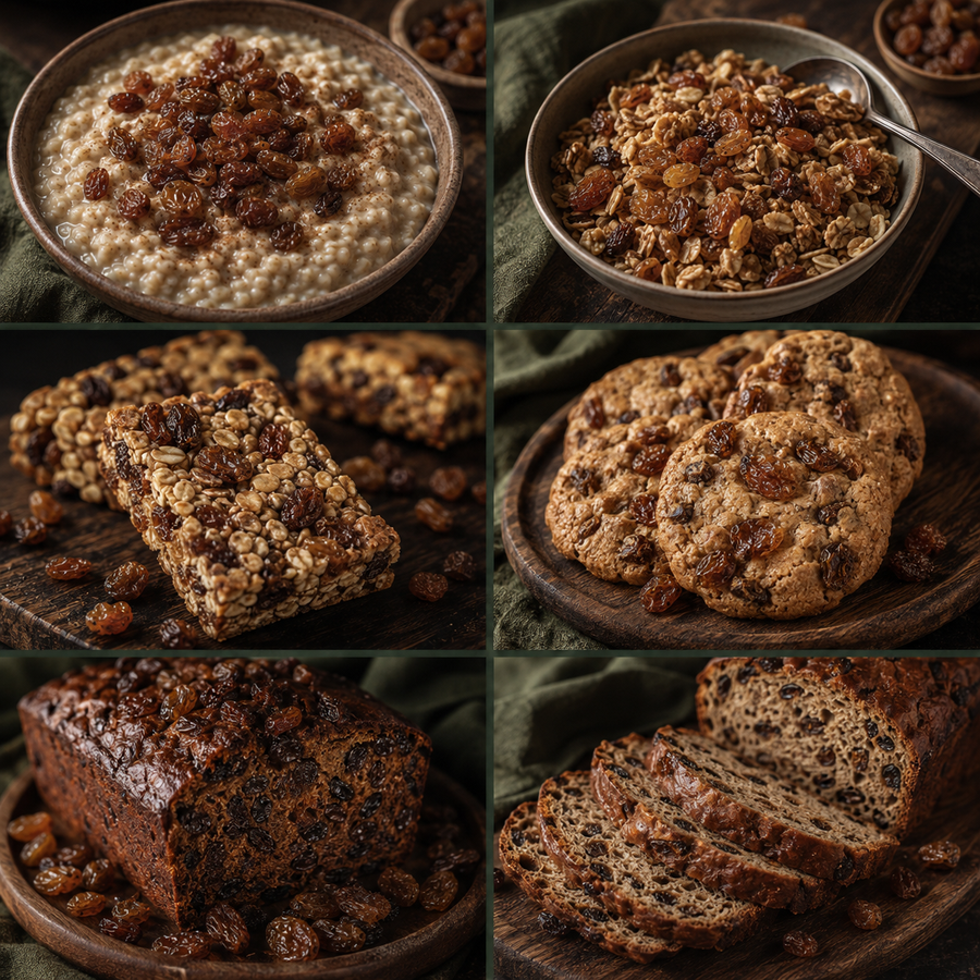 Six ways to enjoy organic sultanas