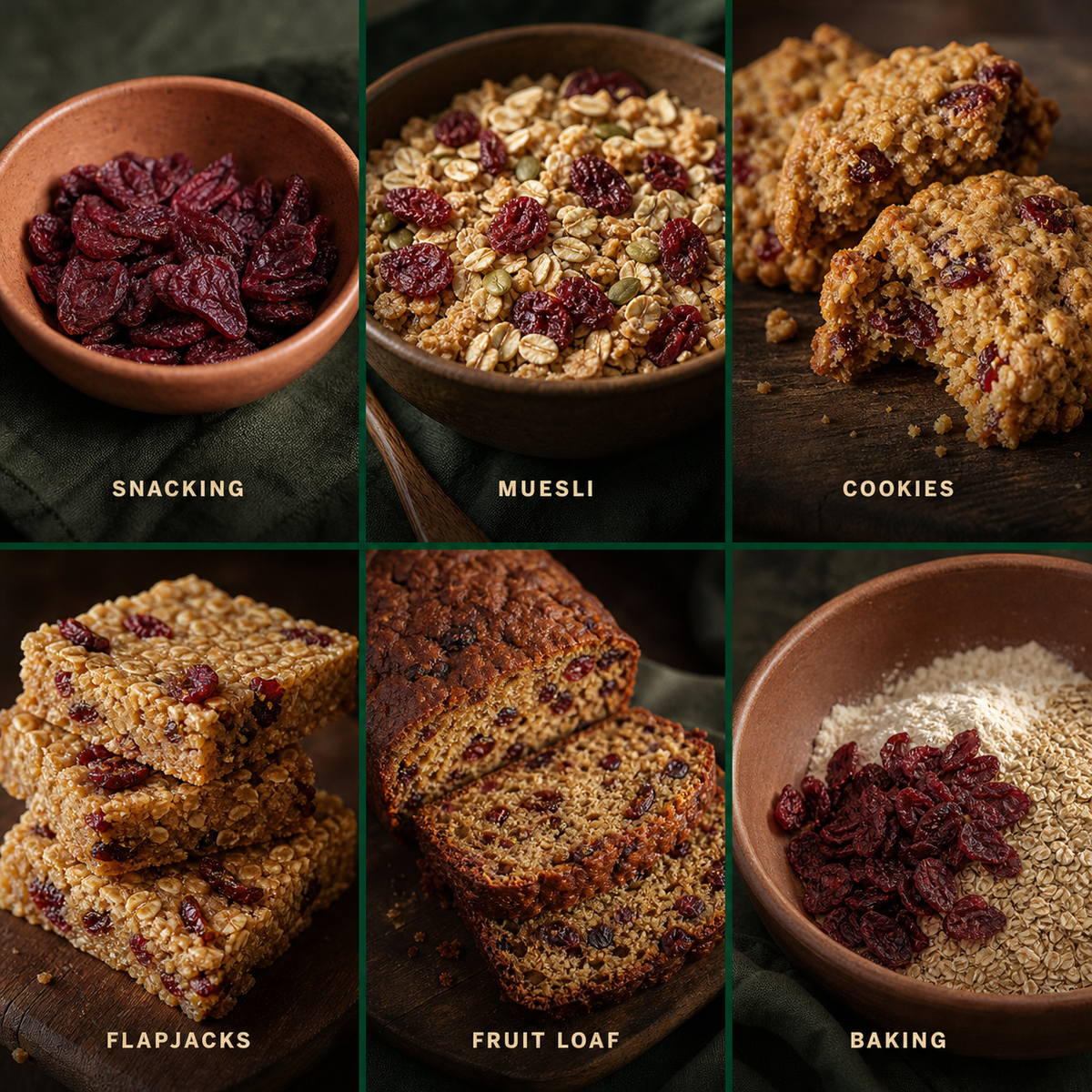 Six ways to enjoy Organic Sweetened Cranberries