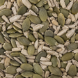Organic Three Seed Mix extreme close-up