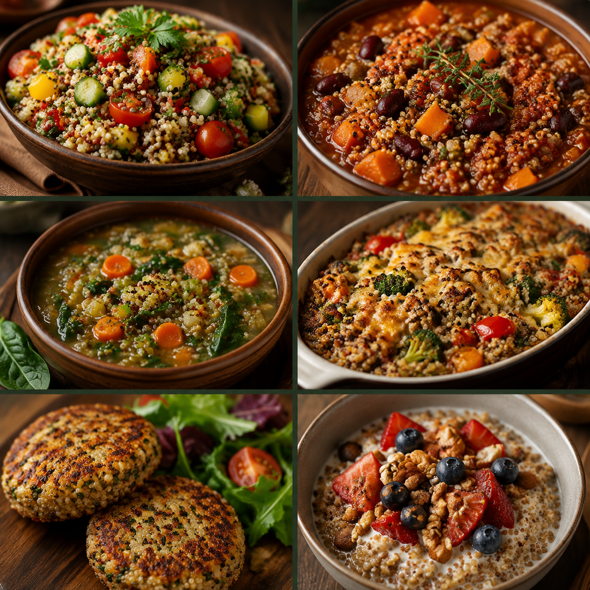 Six ways to enjoy Organic Tri-Colour Quinoa