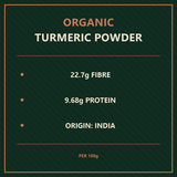 Organic Turmeric Powder — product facts