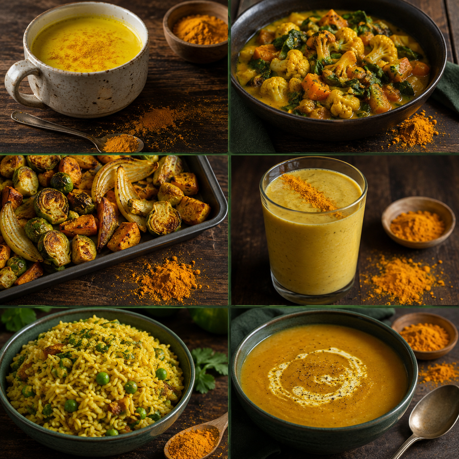Organic Turmeric Powder — six ways to enjoy