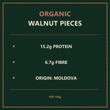 Organic Walnut Pieces — product facts