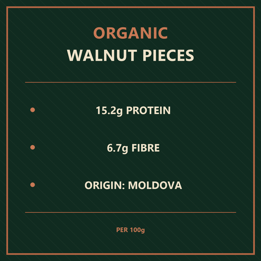 Organic Walnut Pieces — product facts
