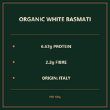 Organic White Basmati Rice – nutrition and origin facts