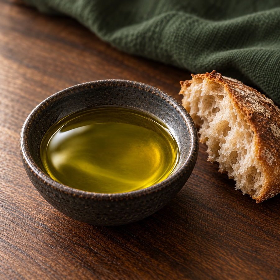 Bread with Organico Organic Extra Virgin Olive Oil