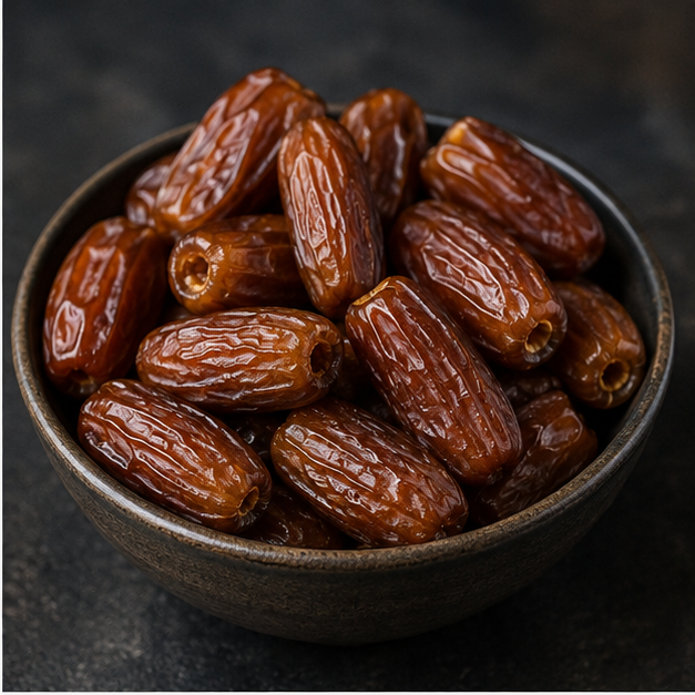 Organic pitted dates serving bowl