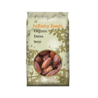 Authentic Infinity Foods Organic Pitted Dates pack