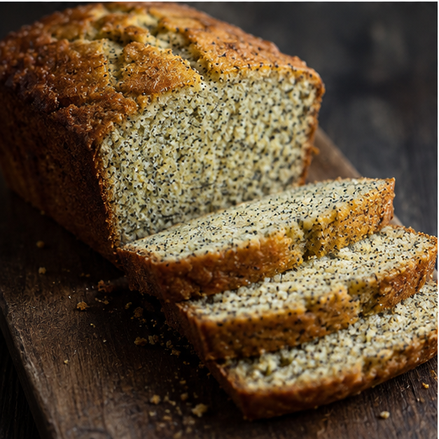Lemon poppy seed loaf