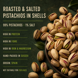 Roasted and salted pistachios product benefits