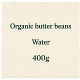 Biona Organic Butter Beans ingredients