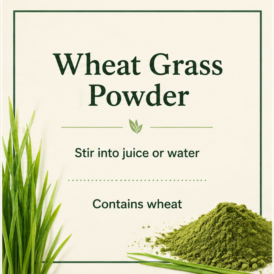 SHS Wheat Grass Powder factual information