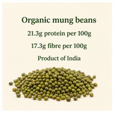 Organic mung bean nutrition facts