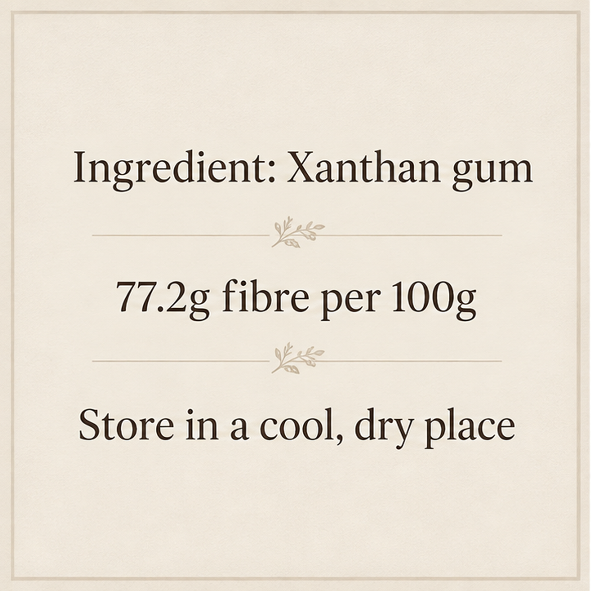 Xanthan gum factual product information
