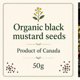 Organic black mustard seed product facts