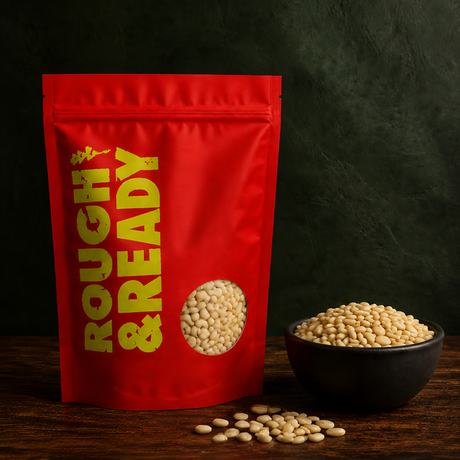 Rough and Ready organic pine nuts pouch