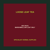 SHS Marshmallow Leaf Tea pack and ingredient facts