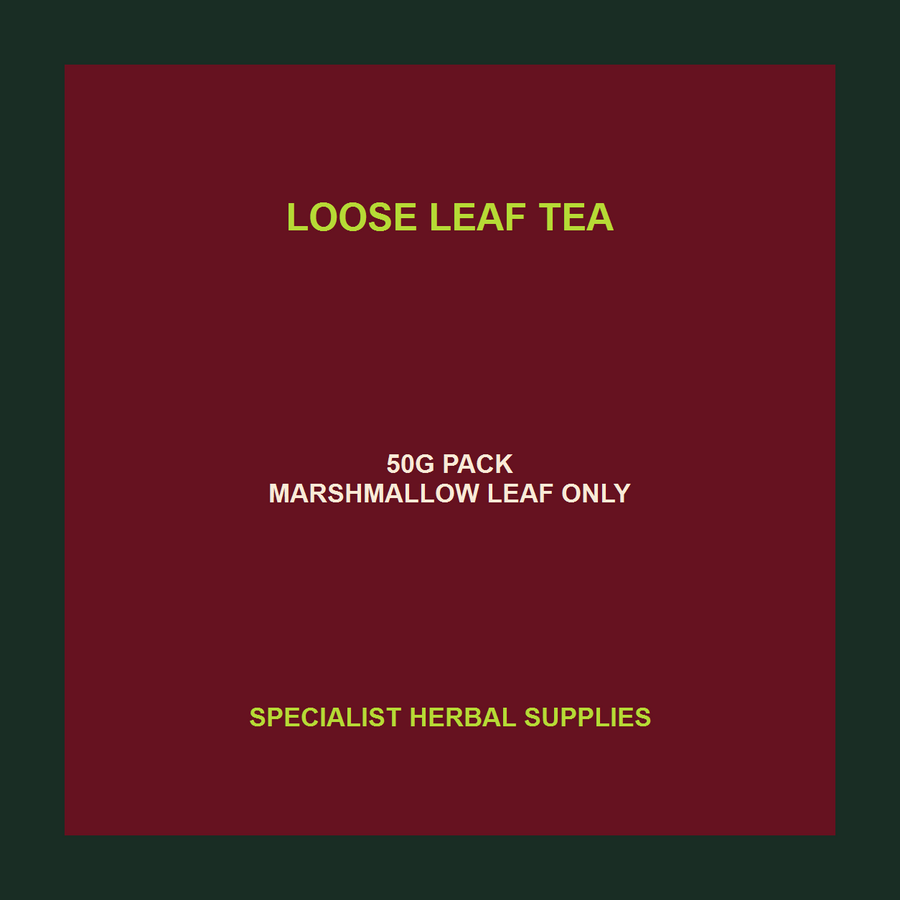 SHS Marshmallow Leaf Tea pack and ingredient facts
