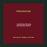 SHS Marshmallow Leaf Tea preparation facts