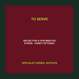 SHS Marshmallow Leaf Tea serving instructions