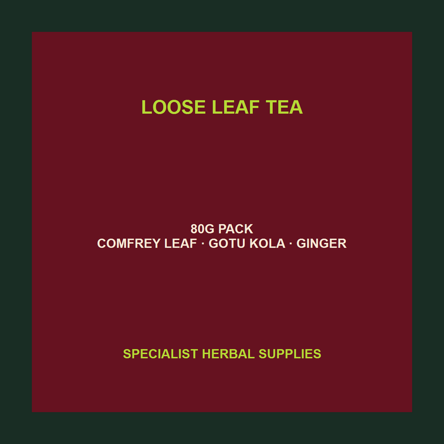SHS Three Healing Tea pack and ingredient facts