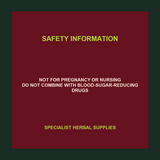 SHS Gymnema safety information