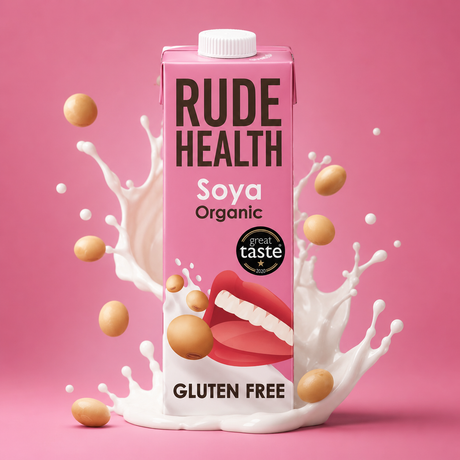 Rude Health Organic Soya Drink carton