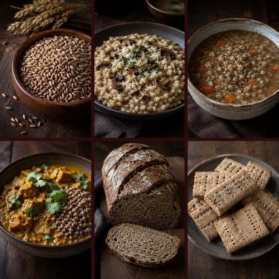 Six ways to use organic rye grain
