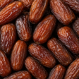 Organic dried select dates extreme close-up