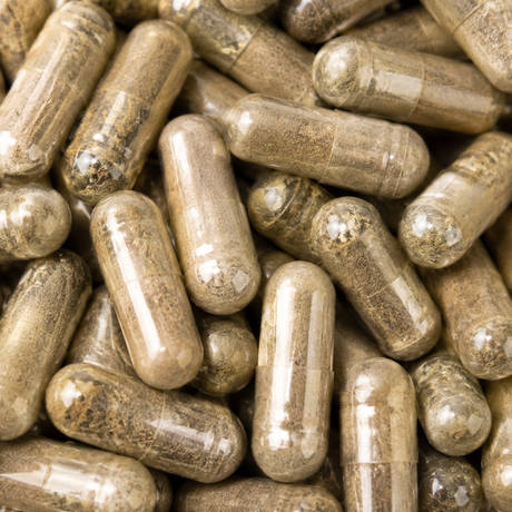 SHS Ulc Dig vegan herbal capsules extreme close-up