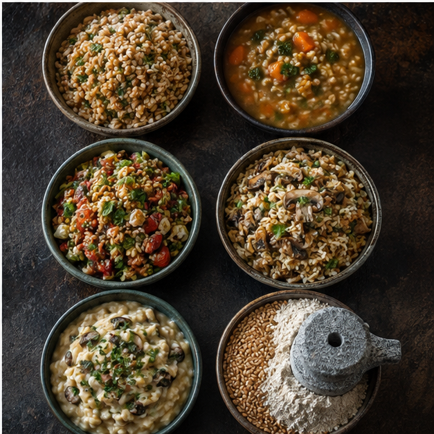 Six ways to use organic spelt grain