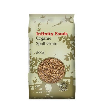 Authentic Infinity Foods Organic Spelt Grain pack