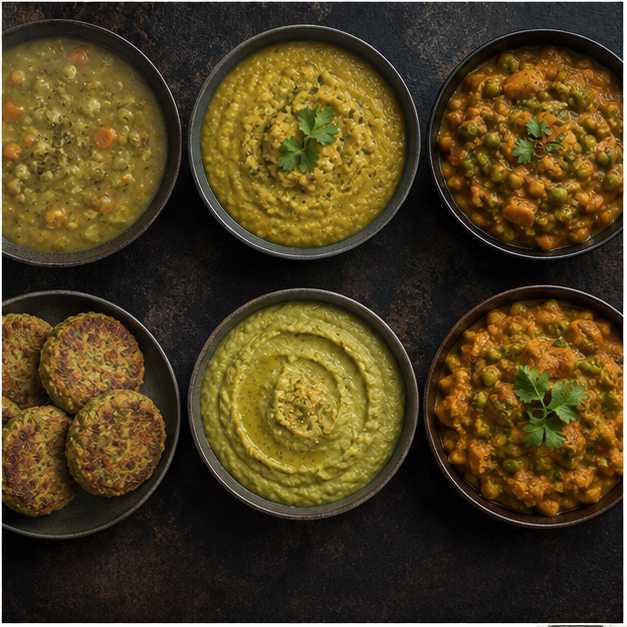 Six ways to use organic split green peas