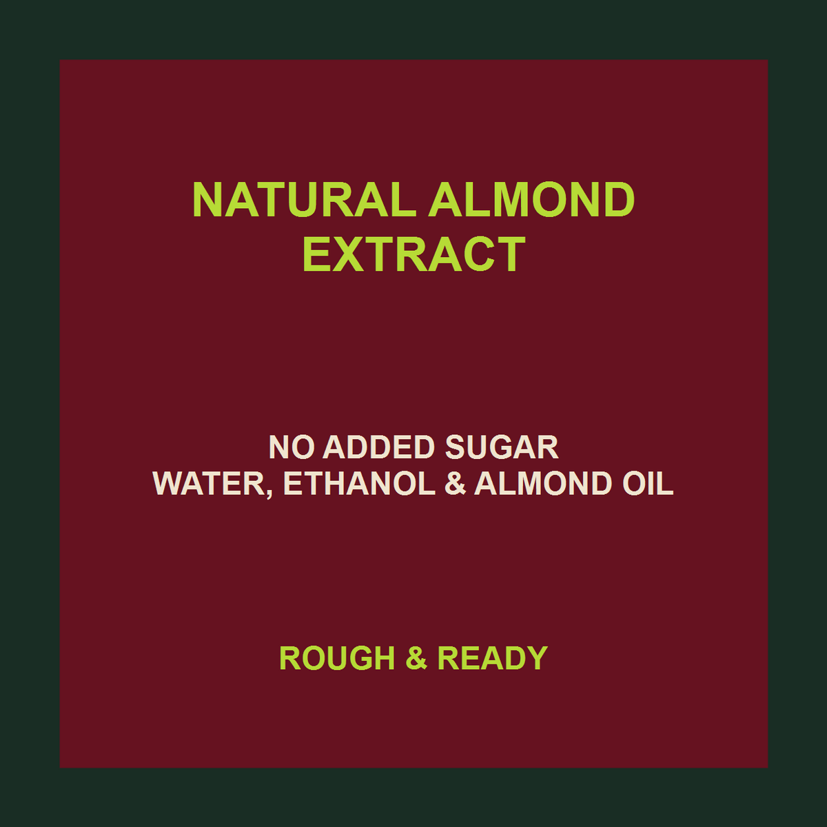 Steenbergs natural almond extract product facts