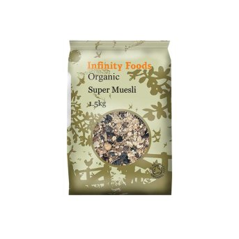 Infinity Foods Organic Super Muesli 1.4kg package